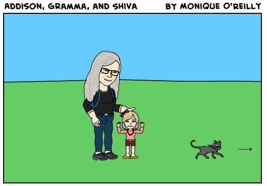 Addison, Gramma, and Shiva